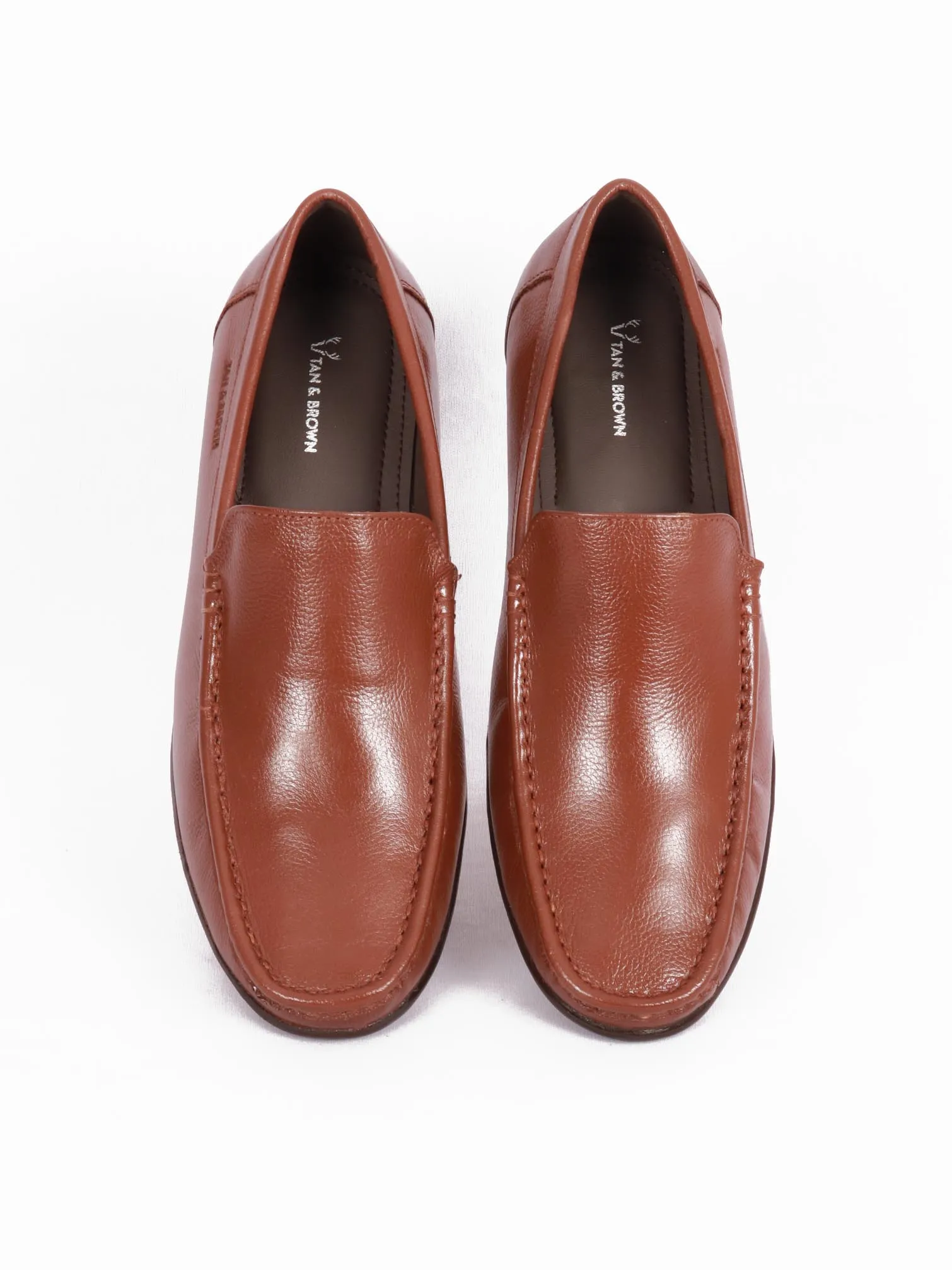 TAN & BROWN LOAFER