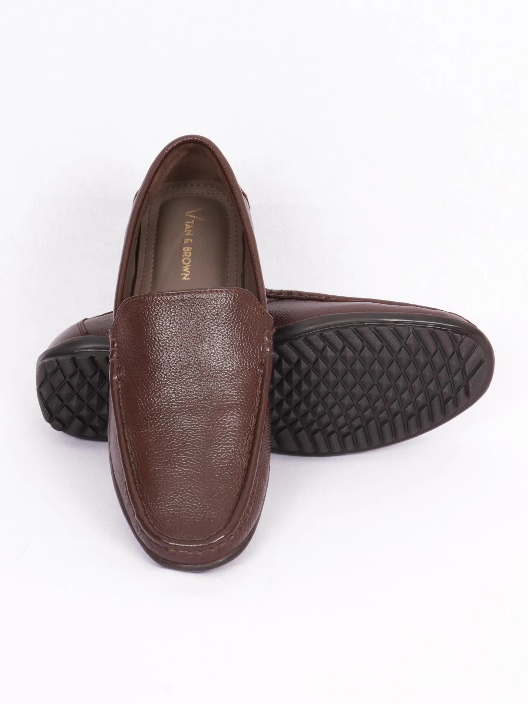 TAN & BROWN LOAFER