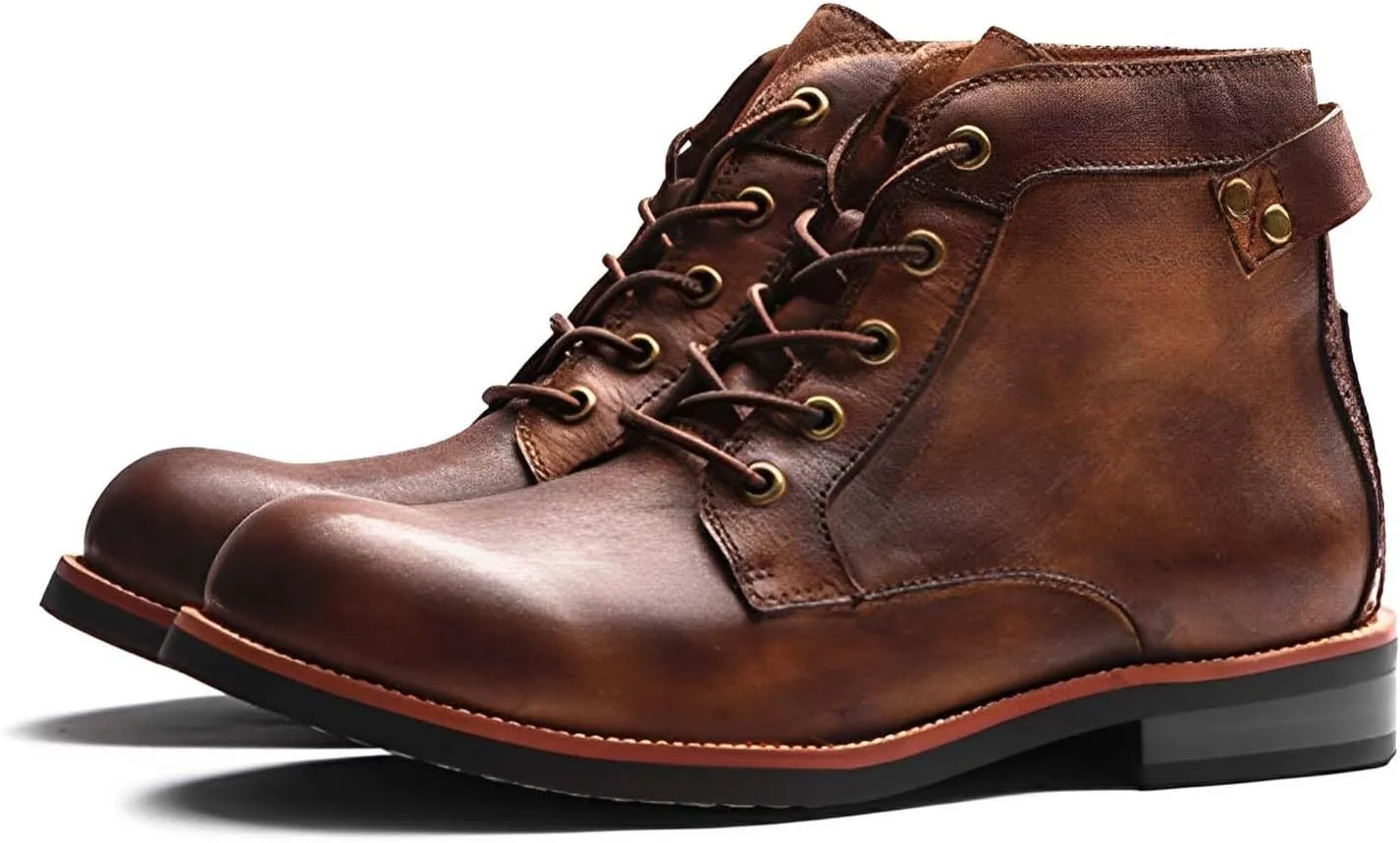 Tanner Shoes Mens Casual Boots Ankle Chukka Booties Oxford Leather Dress Boots