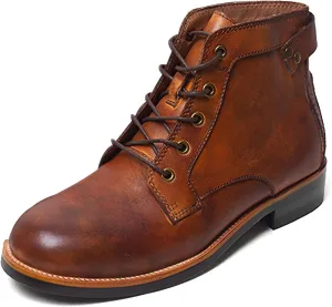Tanner Shoes Mens Casual Boots Ankle Chukka Booties Oxford Leather Dress Boots