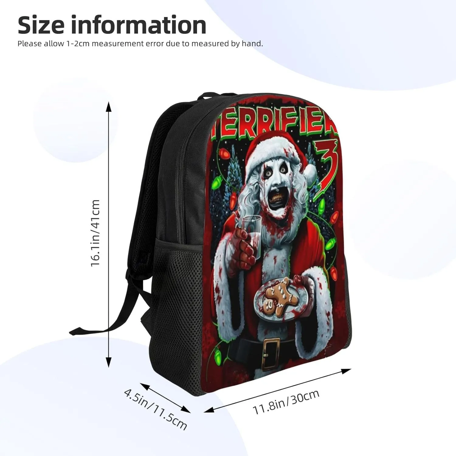 Terrifier Backpack, Leisure Travel Sports Backpack, Lightweight And Large Capacity