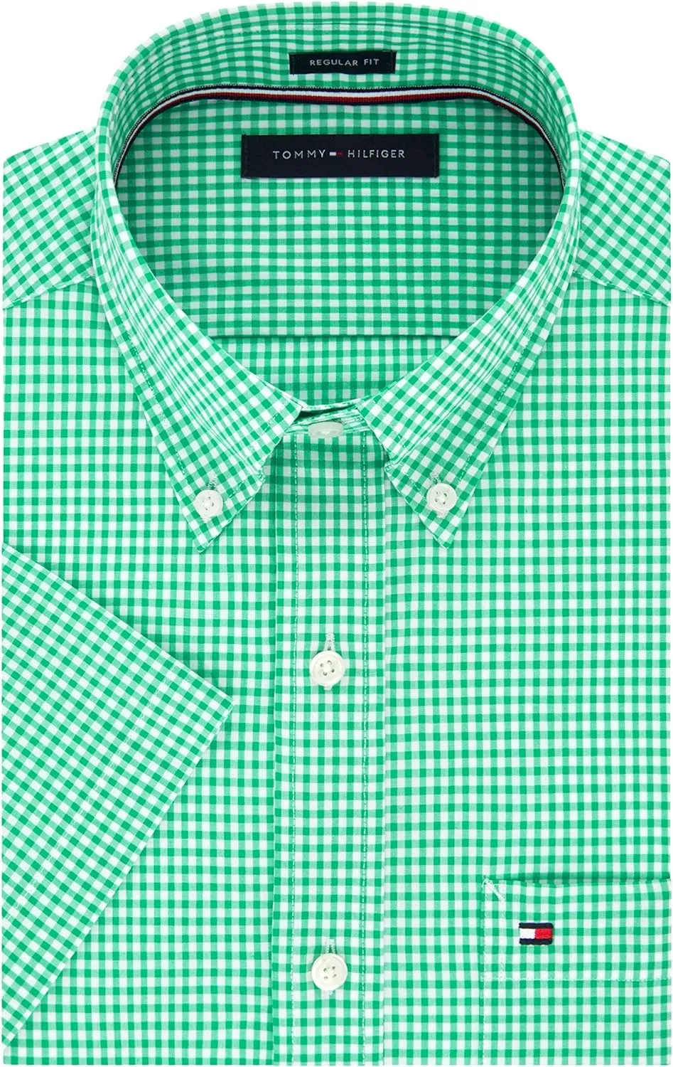 Tommy Hilfiger Men's Short Sleeve Button-down Shirt