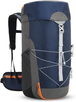 Topyond Hiking Backpack,40L camping backpack,Travel Camping Backpack,Lightweight Travel Backpack for Men Women Sport Packable (Dark Blue)