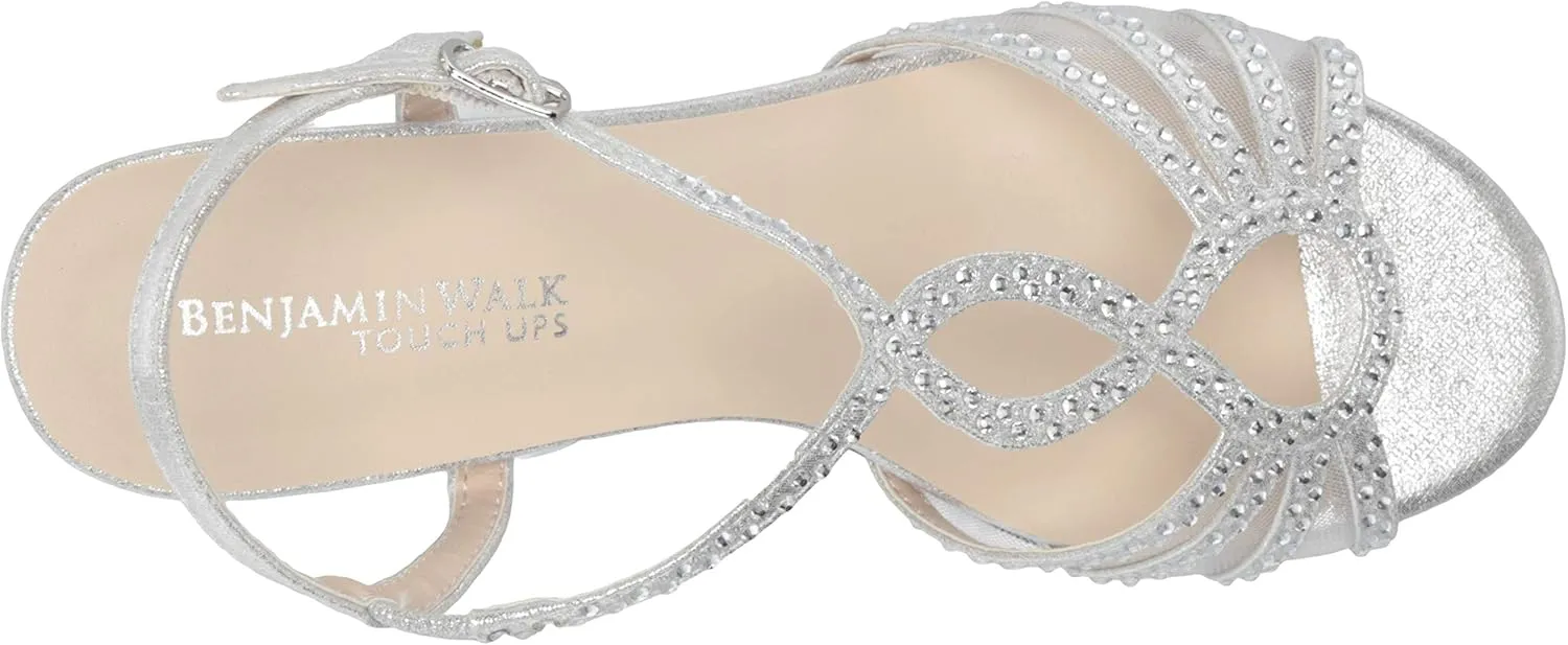 Touch Ups Women's T-Strap Block Heel Heeled Sandal