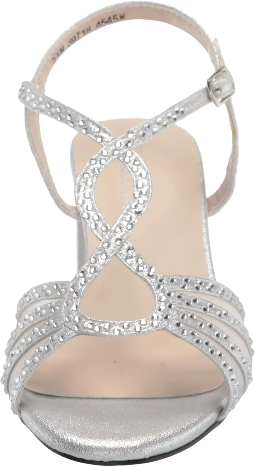 Touch Ups Women's T-Strap Block Heel Heeled Sandal