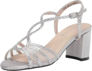 Touch Ups Women's T-Strap Block Heel Heeled Sandal