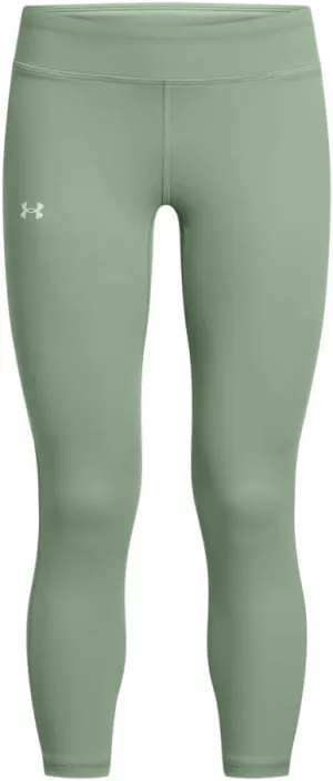 Under Armour Girls Motion Solid Crop Leggings, (348) Silica Green / / Hydro Green, Small
