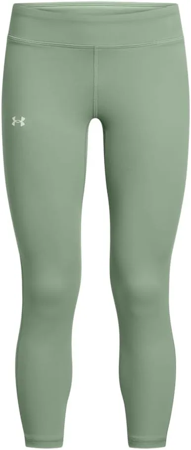 Under Armour Girls Motion Solid Crop Leggings, (348) Silica Green / / Hydro Green, Small