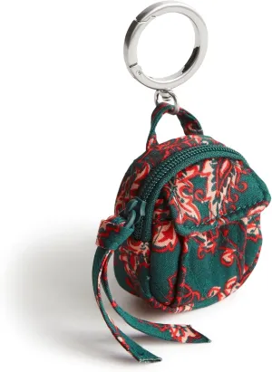 Vera Bradley Premium Cotton Original Backpack Bag Charm, Victorian Vines
