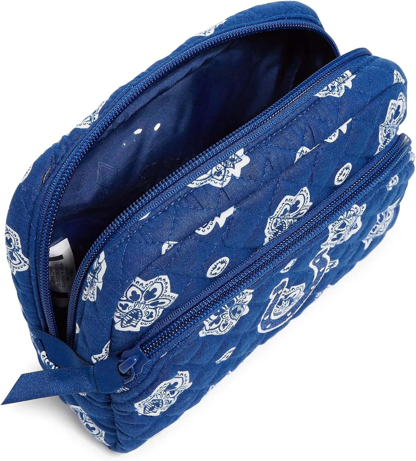Vera Bradley Women's Cotton NFL Medium Cosmetic Makeup Organizer Bag (Multiple Teams Available)