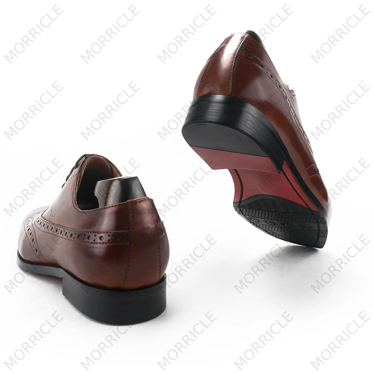 Vintage Brown Wingtip Oxford Shoes