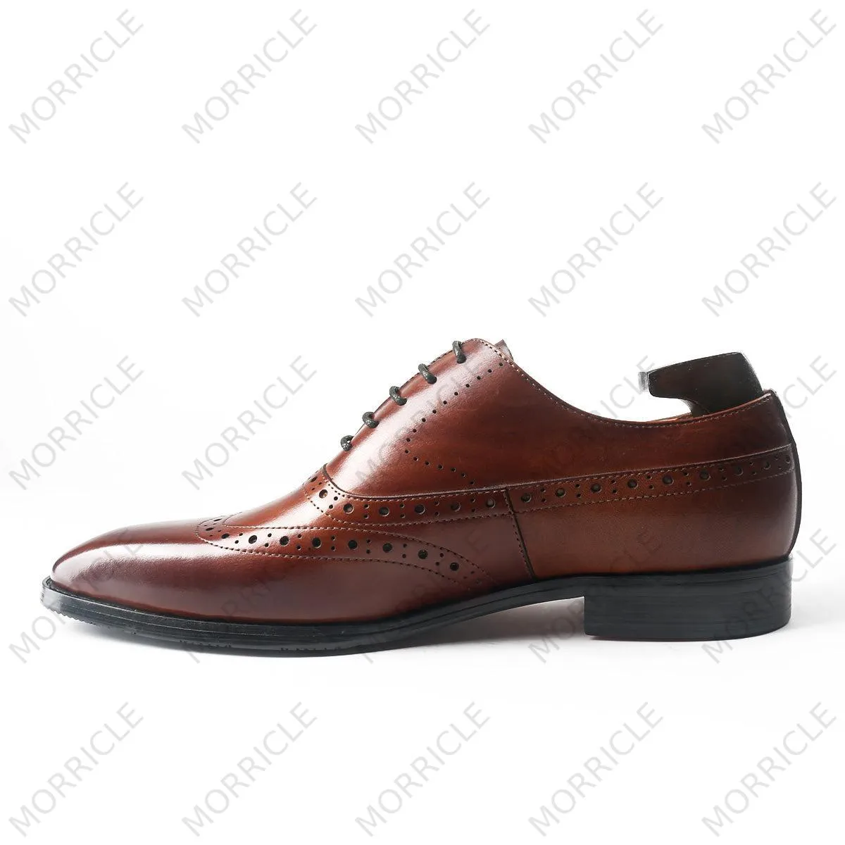 Vintage Brown Wingtip Oxford Shoes