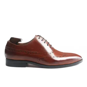 Vintage Brown Wingtip Oxford Shoes