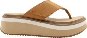 VOLATILE Womens Shiitake Platform Casual Sandals Casual Mid Heel 2-3" - Brown