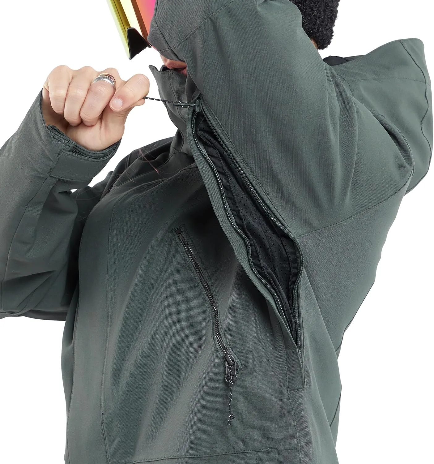 Volcom Women's Shadow Insulated Snowboard Ski Winter Hooded Jacket