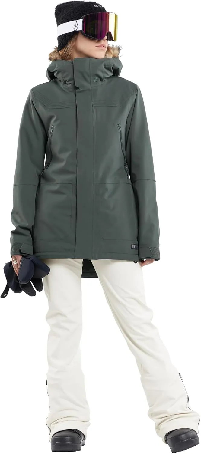 Volcom Women's Shadow Insulated Snowboard Ski Winter Hooded Jacket