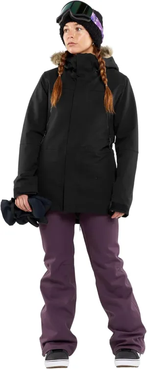 Volcom Women's Shadow Insulated Snowboard Ski Winter Hooded Jacket