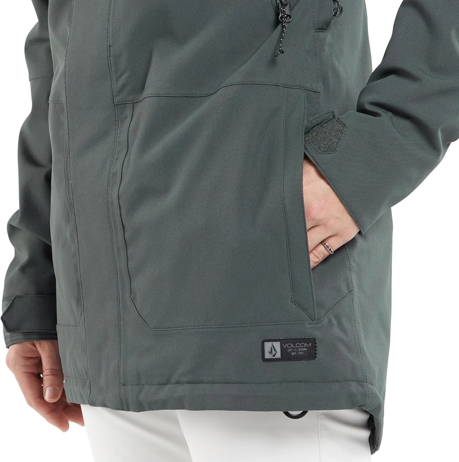 Volcom Women's Shadow Insulated Snowboard Ski Winter Hooded Jacket