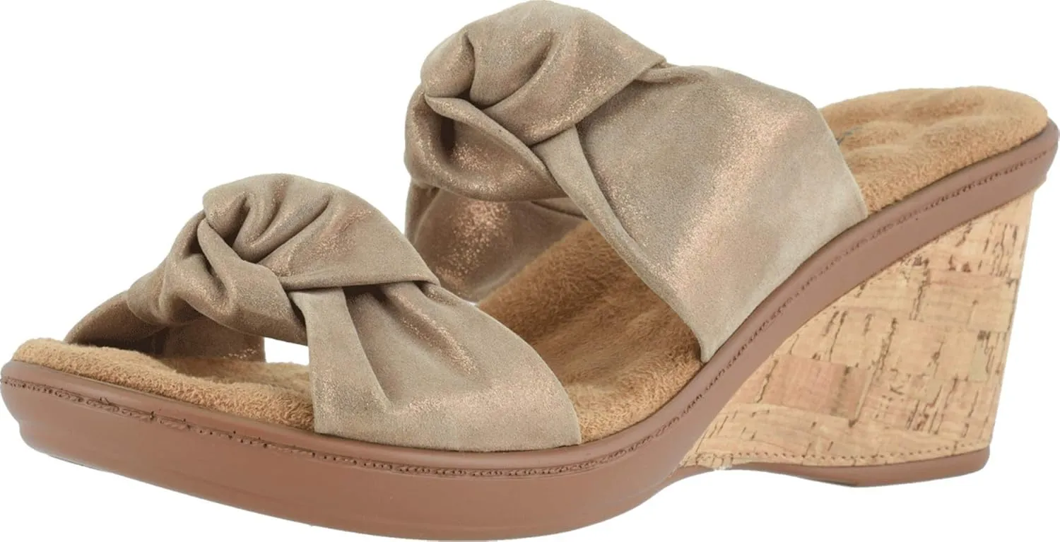 Walking Cradles Louisa Cipria Metallic Suede 4 M (B)