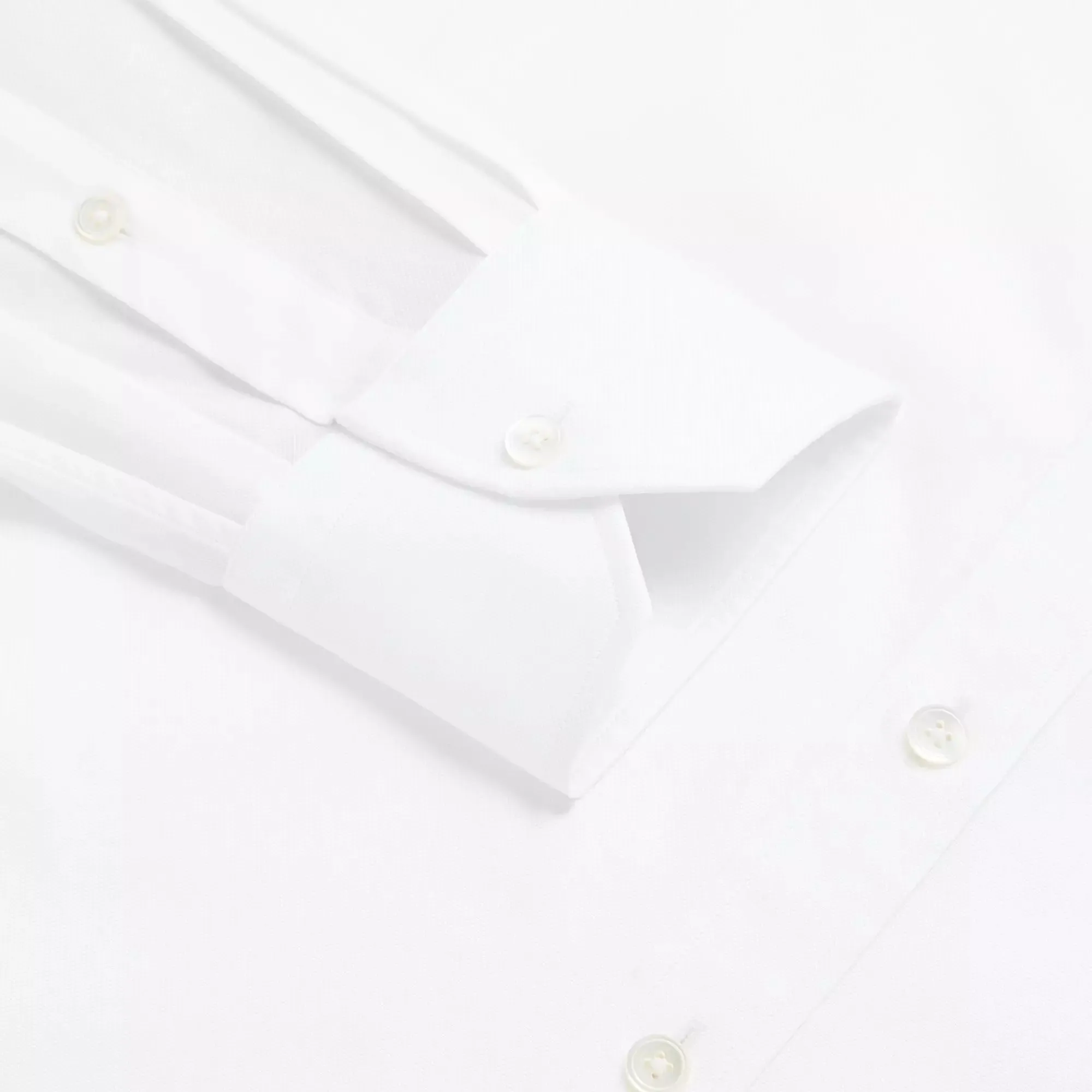 White Classic Fit Royal Oxford Dress Shirt
