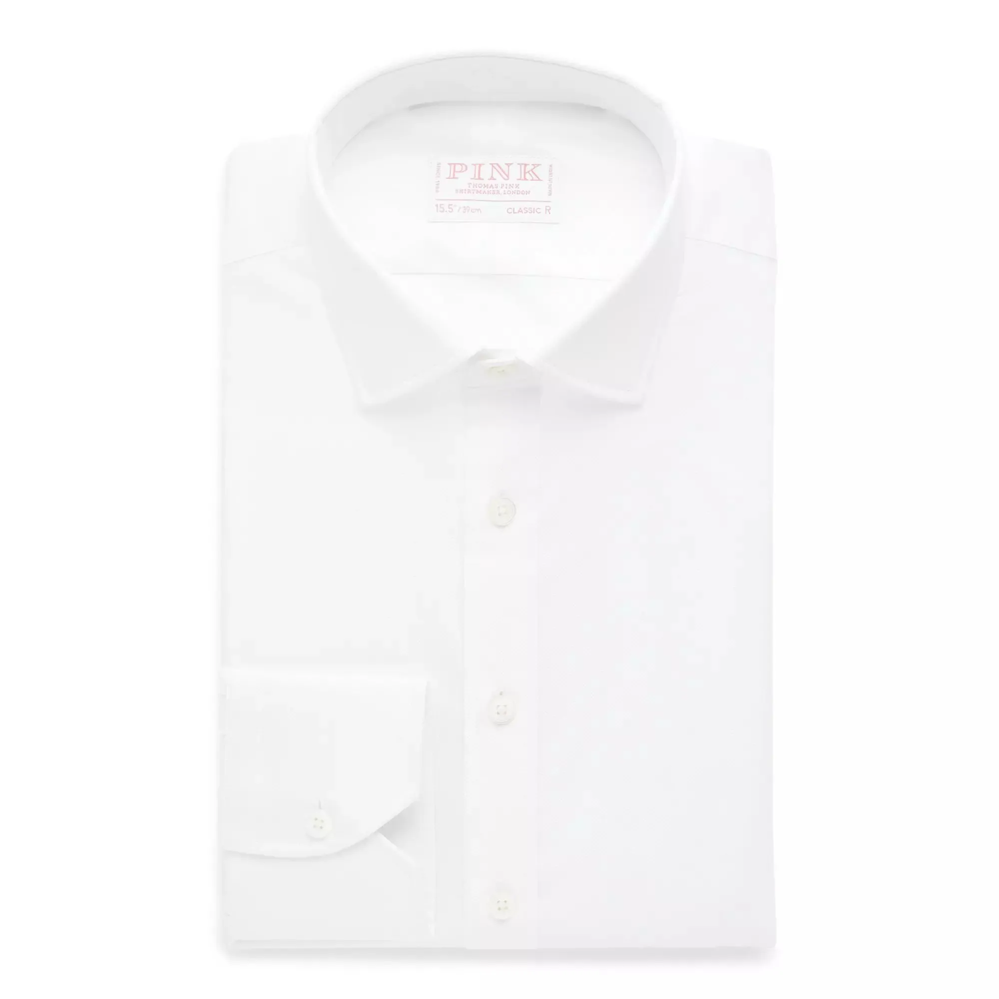 White Classic Fit Royal Oxford Dress Shirt