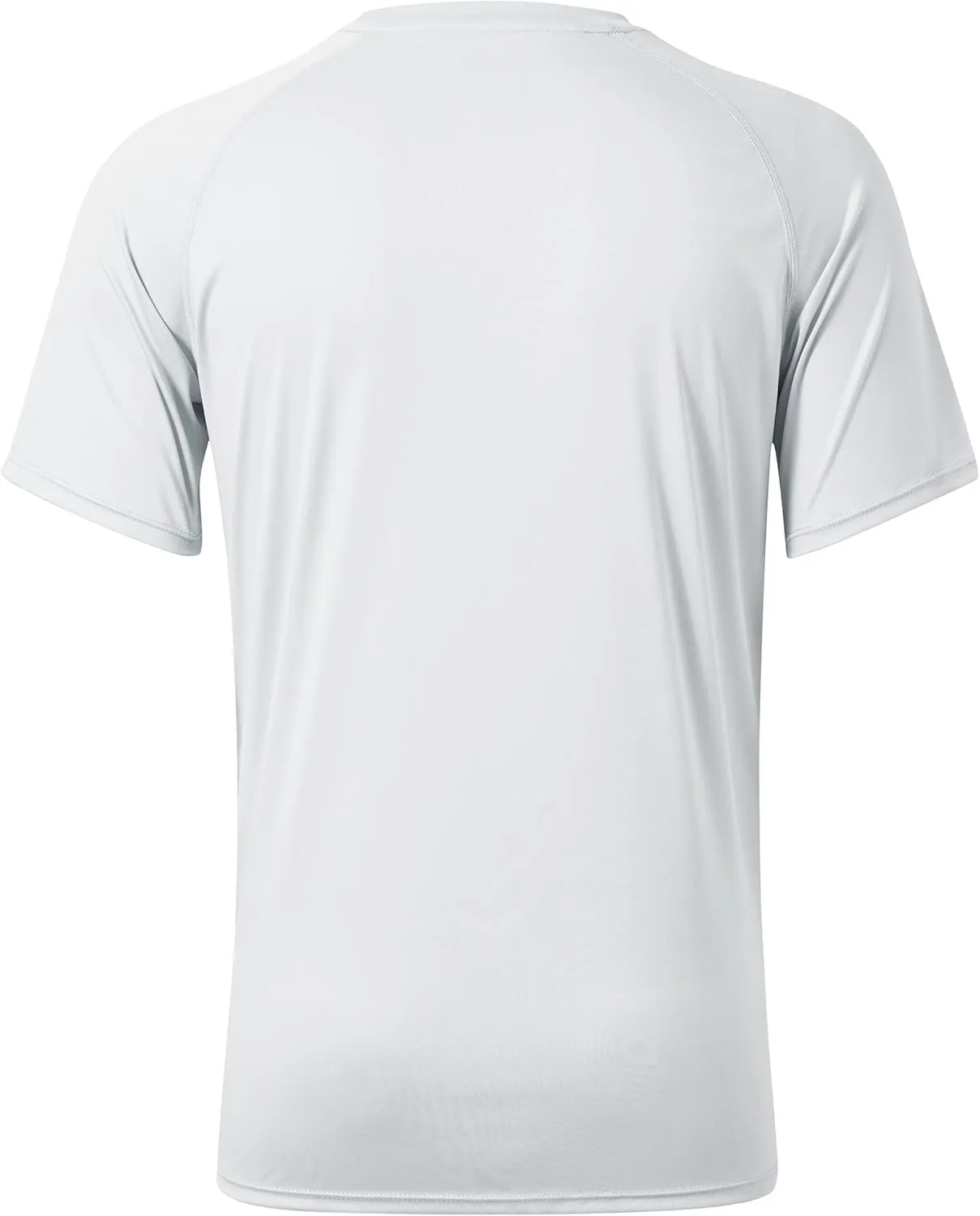 Willit Men's Rashguard Swim Shirt Short Sleeve UPF 50  Sun Protection Shirt SPF Quick Dry Water Shirt