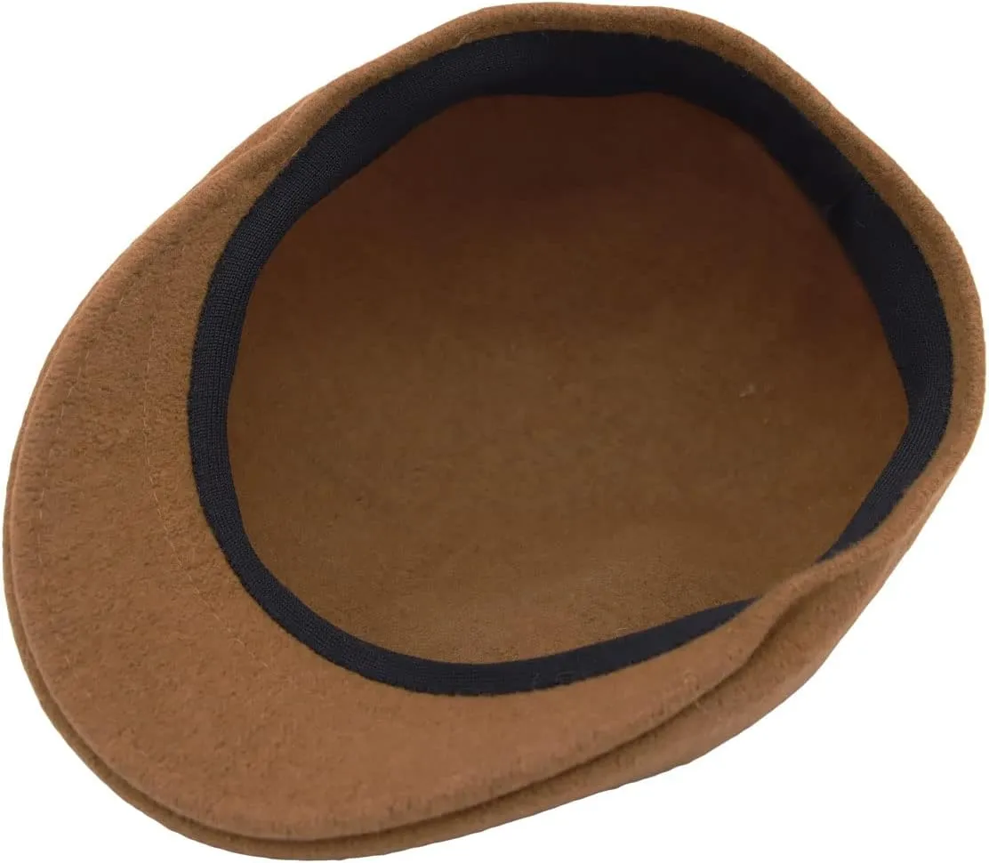 WITHMOONS Wool Seamless Newsboy Beret Hat Classic Ivy Flat Cap AC31374