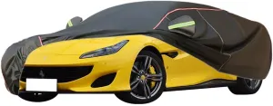 WOLWES Car Cover are Suitable for Ferrari Portofino All-Weather Windproof, Snowproof, Rainproof, UV-Protected and Breathable All-Season Universal with Side Door Zip Oxford Cloth Car Cover (Color : Bl