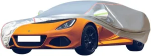 WOLWES Car Cover are Suitable for Lotus Exige All-Weather Windproof, Snowproof, Rainproof, UV-Protected and Breathable All-Season Universal with Side Door Zip Oxford Cloth Car Cover (Color : White)