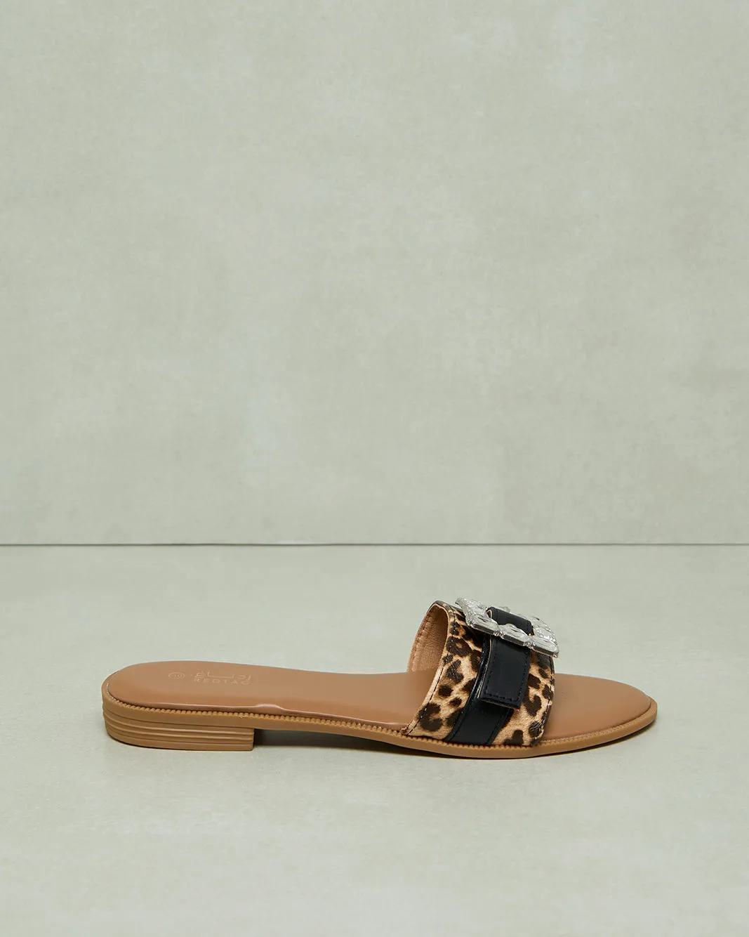Women Brown Embellished Mule