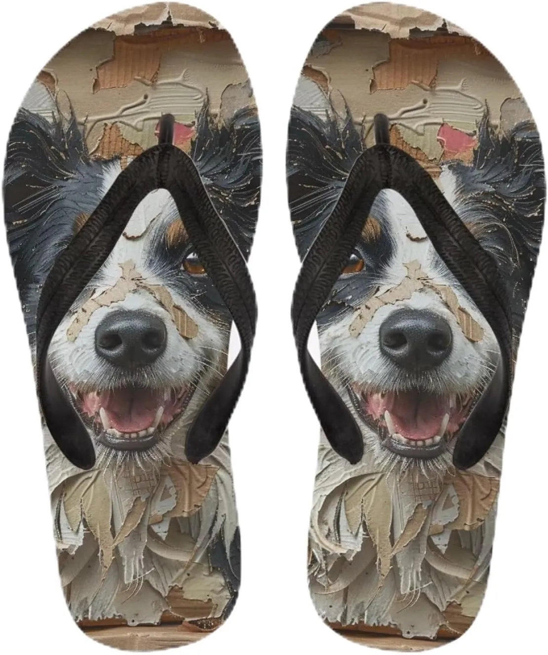 Women Sea Wave Flip Flop Sandal, Cute Lotus Orthotic Flip Flops Lightweight Flat Sandals Indoor Outdoor for Summer