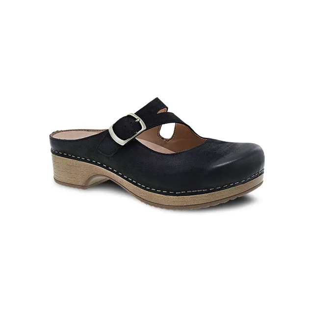 Women's Britney Black Burnished Nubuck