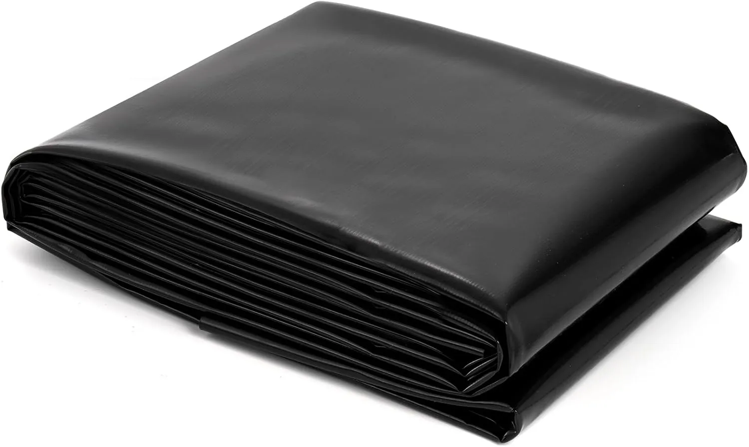 yarlung 7x10 Feet Pond Liner, 20 Mil Fish Pond Mat Black HDPE Pond Liner for Garden Fountains, Waterfall, Water Features