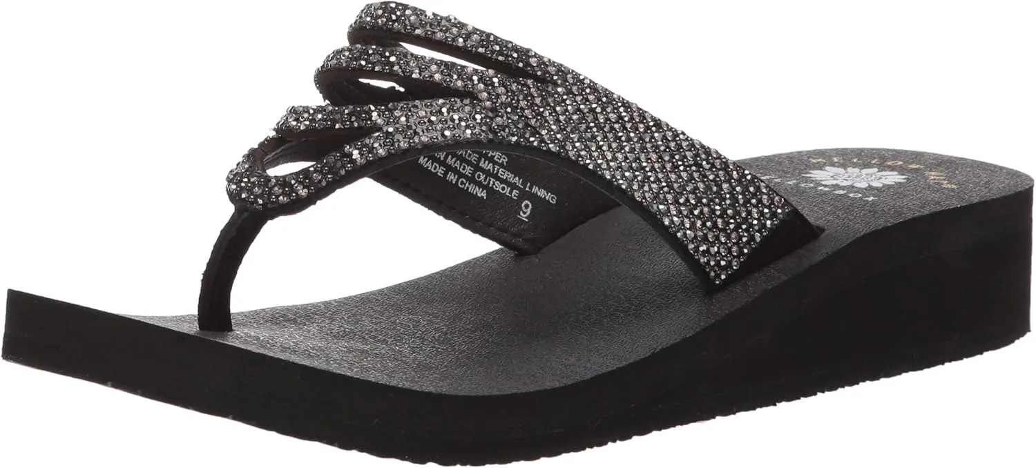 Yellow Box Women's Connie Wedge Sandal, Medium