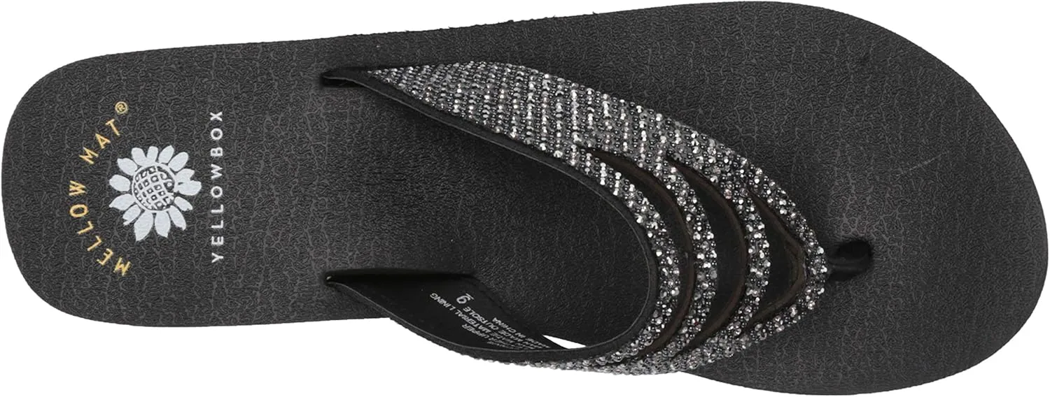 Yellow Box Women's Connie Wedge Sandal, Medium
