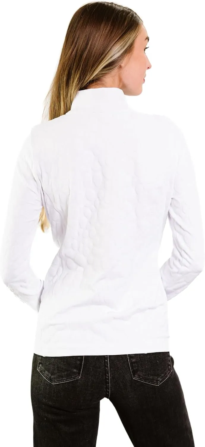 Zip Up Pullover with Thumb Holes